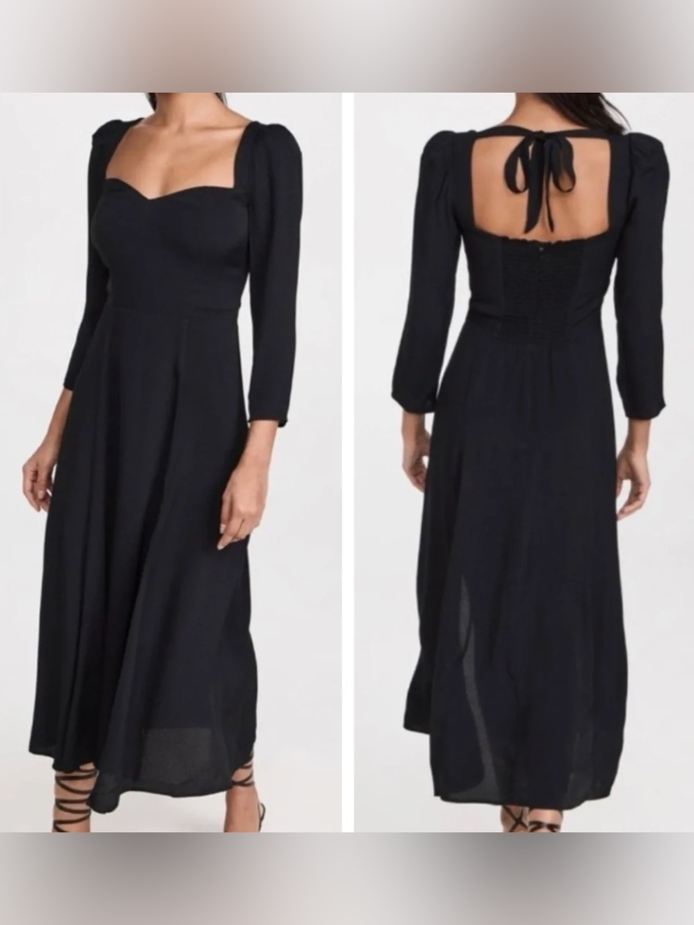 Reformation Mara Dress - Black